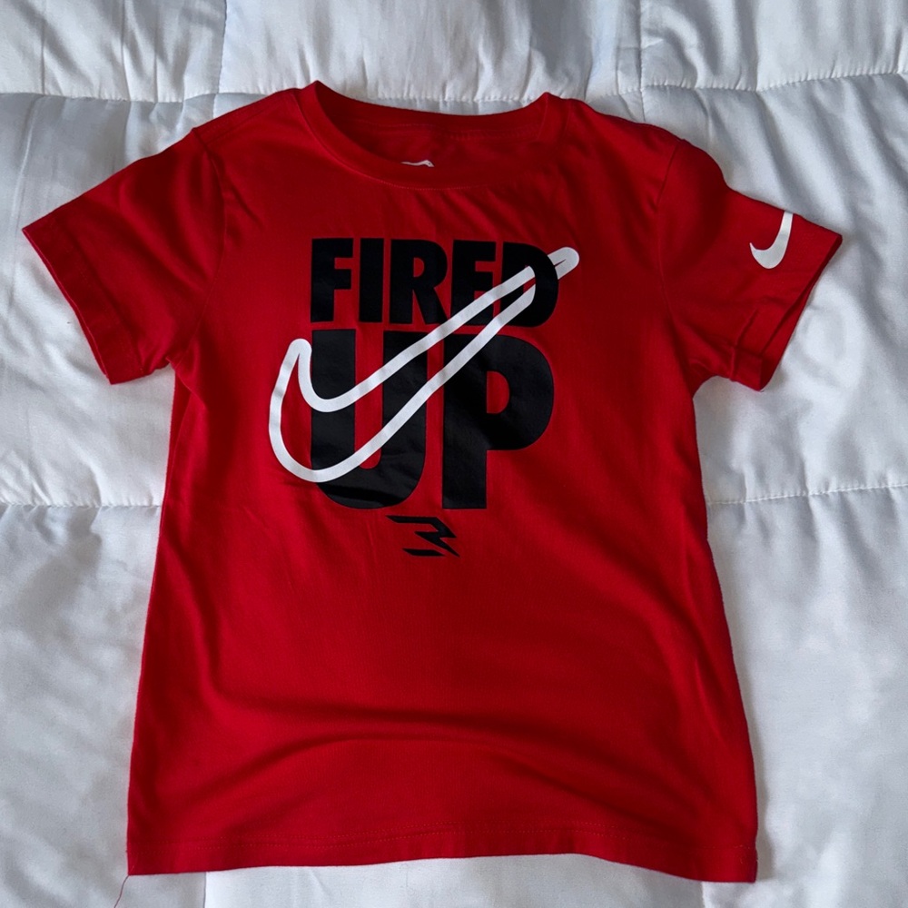 Nike Kids Red Graphic Tee NWOT